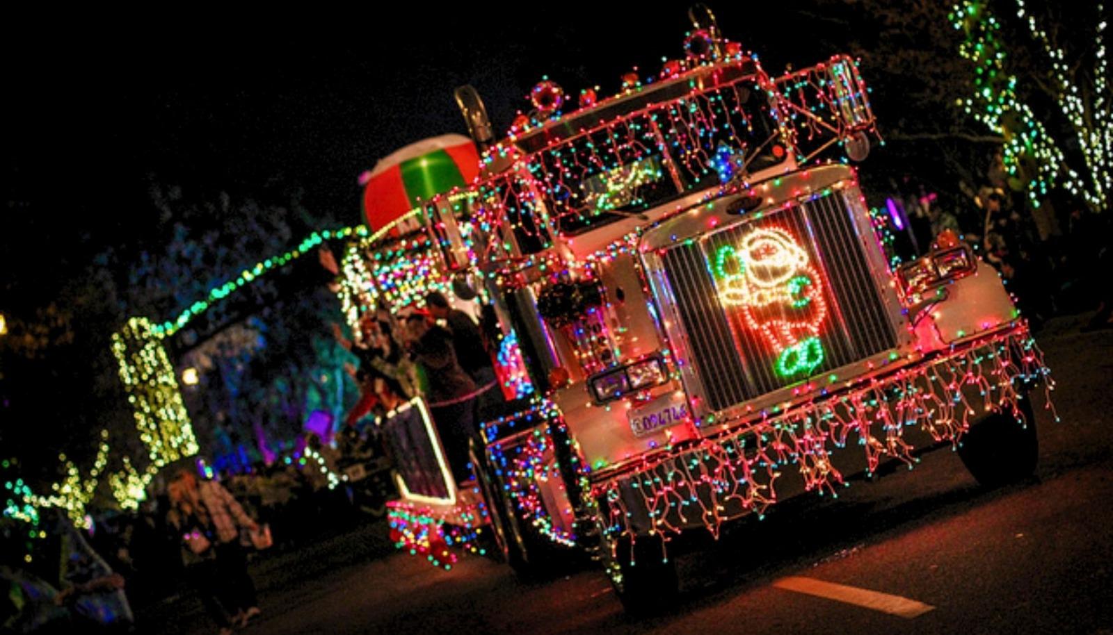 Santa' Electric Light Parade in Old Town Temecula