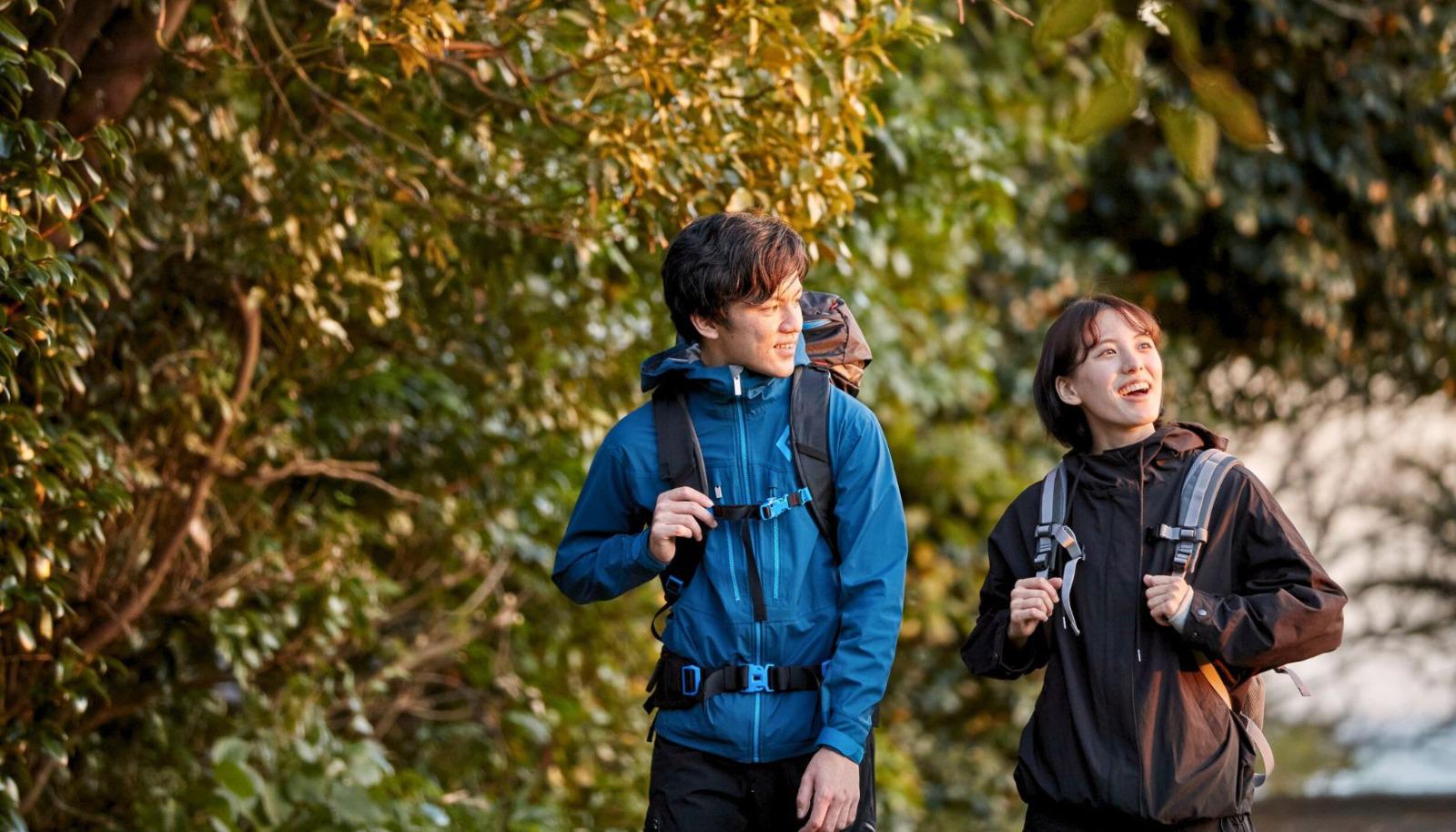 Couple on a hike