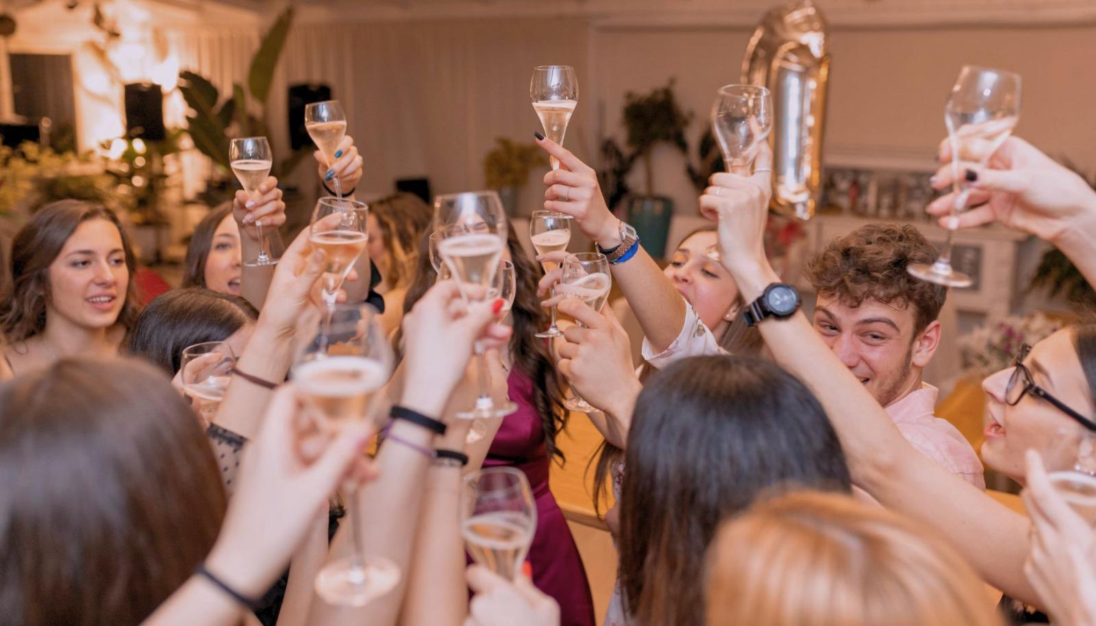 Crowd at a Wine Festival