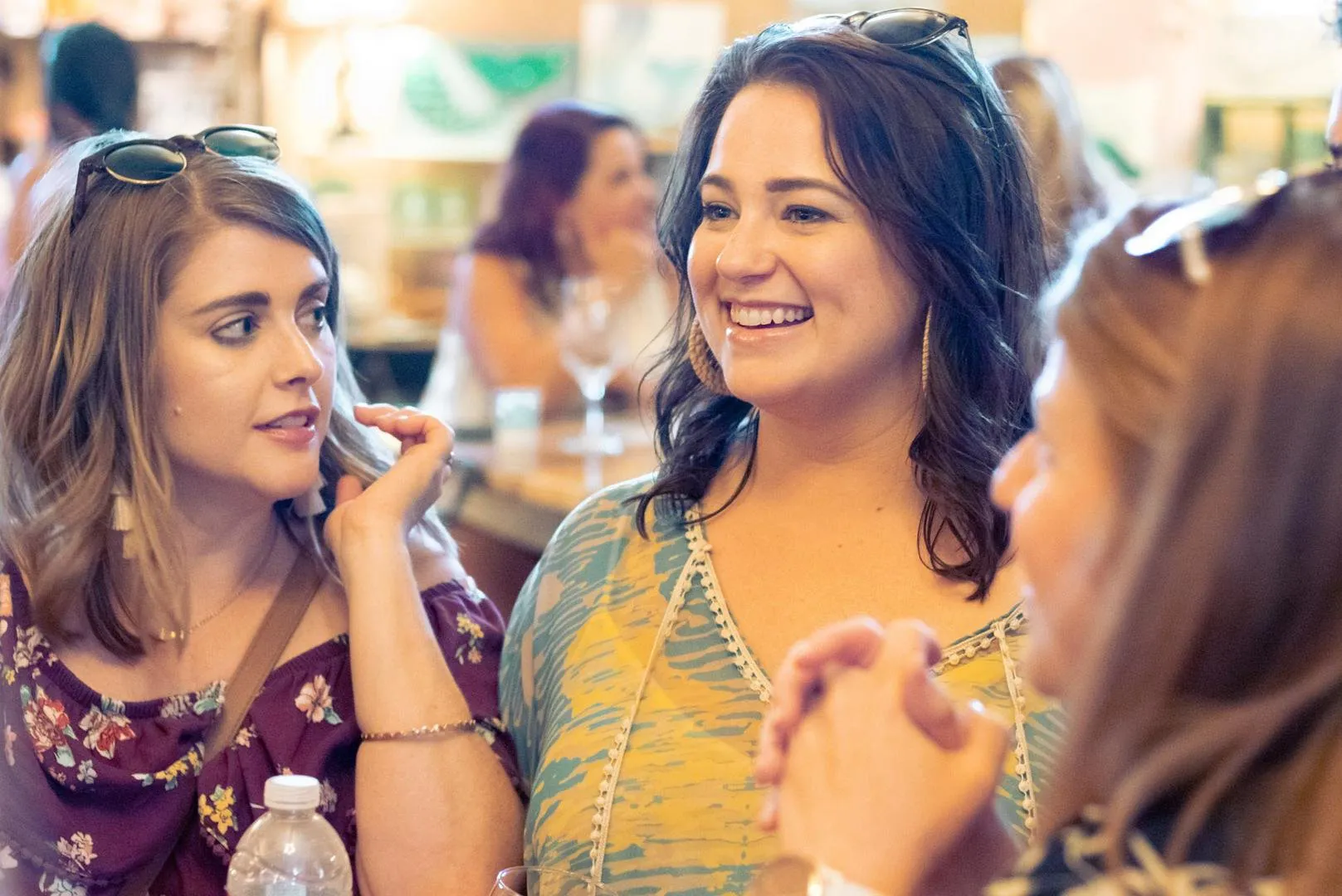 Girls enjoying tastings at the Vintage Paso: Zinfandel Weekend taking place every year in March. Grapeline offers transportation to and from the Tobin James hosted event each year.