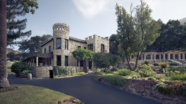 Castle like winery in Napa Valley California - Stag's Leap Winery