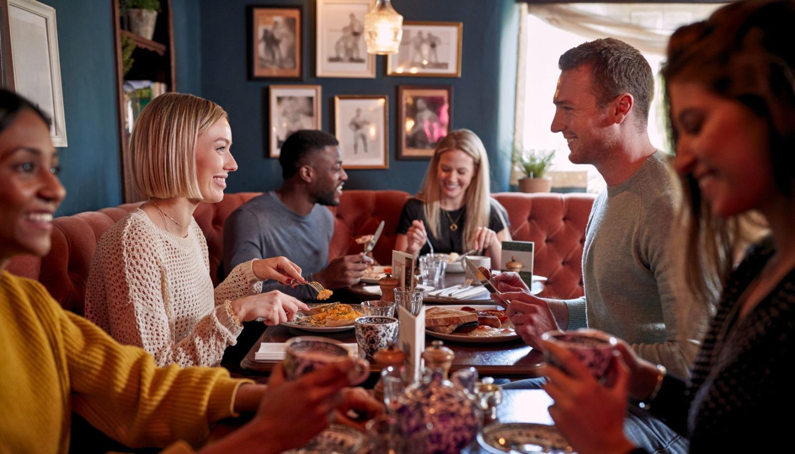 Group at a Sonoma restaurant