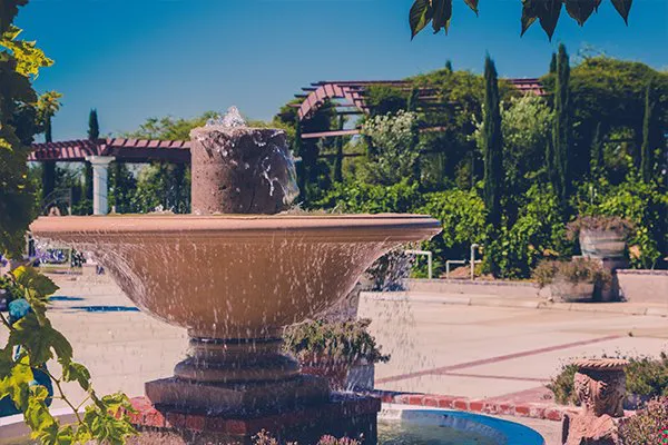 Fountain at a Winery